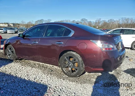 2014 Nissan Maxima S из США, поврежденный, VIN 1N4AA5AP6EC447499